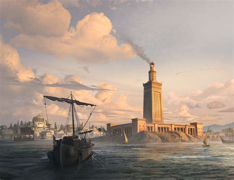 ArtStation - Imperator:Rome Lighthouse of Alexandria