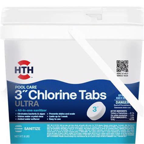 HTH Pool Care Tablet Chlorinating Chemicals 8 lb India | Ubuy