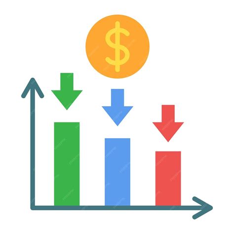 Depreciation icon | Premium Vector