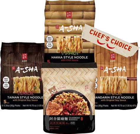Amazon.com: A-Sha Healthy Asian Ramen Noodles Variety Pack | Spicy Best ...