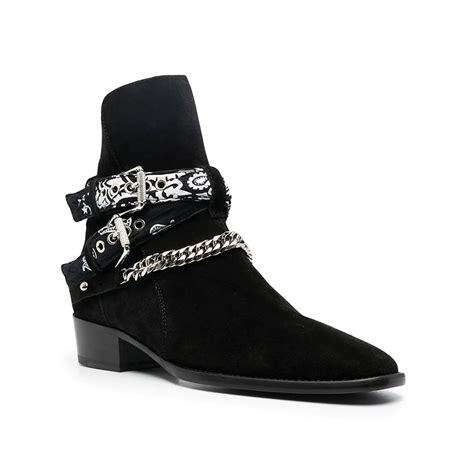 Black Bandana Buckle Cuban Boot – Weekendboots