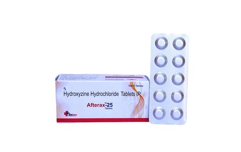 Hydroxyzine Hydrochloride Tablet Manufacturer, Supplier and Franchise