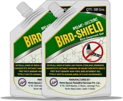 Home-Secure Bird-Shield Bird Repellent Gel, Non-Toxic, Pigeon Repellent ...