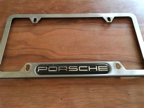 Porsche Rear License Plate Bracket at Donna Champion blog
