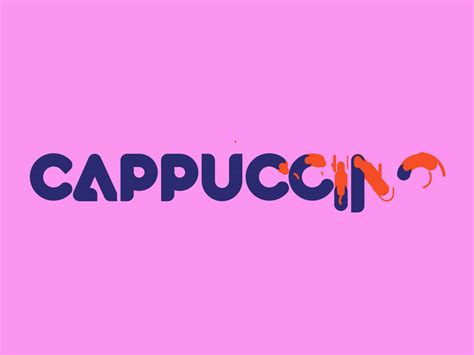 Cappuccino - Animated Typeface by Animography