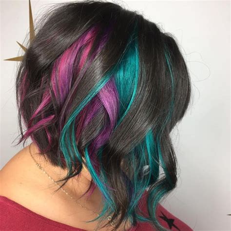 peek a boo highlights | Hidden hair color, Hair inspiration color, Hair ...