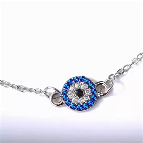 Diamond Evil Eye Anklet – Zivi Fashion