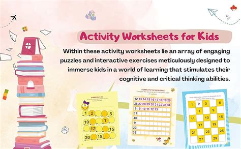 Activity Worksheets for Kids - English, Math, GK for Age 3+ - Tearable ...