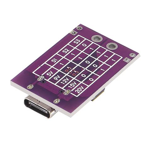 Type-C QC AFC PD2.0/3.0 to DC Fast Charge Trigger Detector Module ...