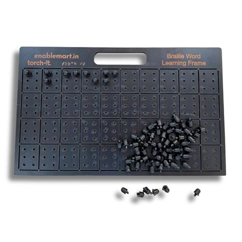 Braille Word Learning Frame - Educational Tool for Teaching Word ...