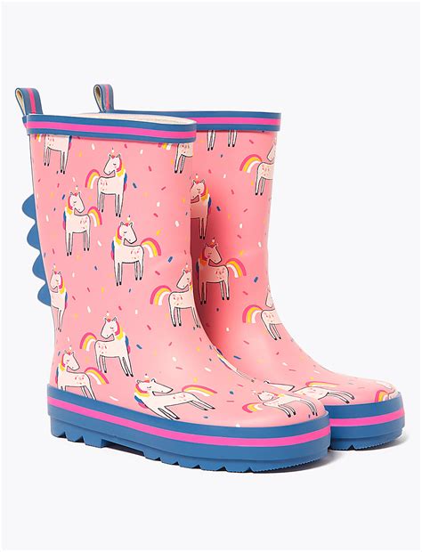 Buy Kids' Unicorn Wellies (5 Small - 12 Small) at Marks & Spencer