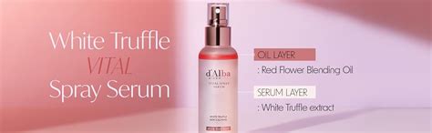 d'alba Piedmont Italian White Truffle Vital Spray Serum, Vegan Skincare ...