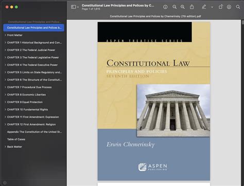 [AVAILABLE] Constitutional Law: Principles And Policies by Erwin Chemerinsky (7th edition) : r ...