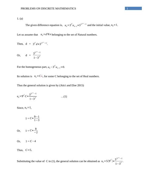 Discrete Math Problems 的图像结果