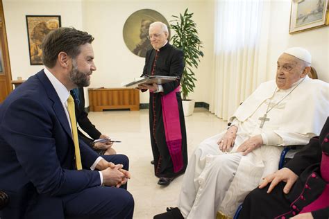 JD Vance Meets Pope Francis After 'Snub' Claims From Critics - Newsweek