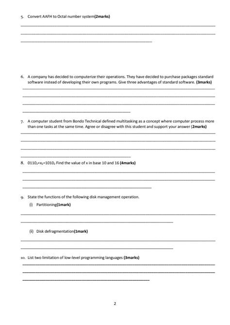 Form 3 Computer Exams 的图像结果