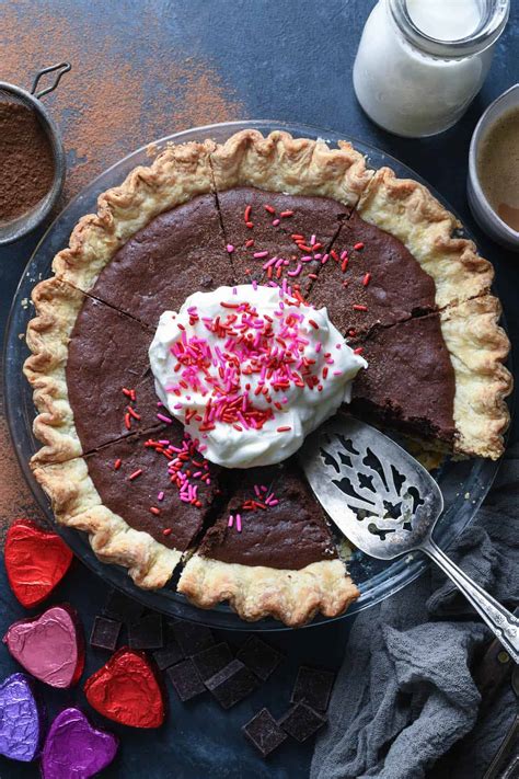 Fudge Chocolate Brownie Pie Recipe - Foxes Love Lemons