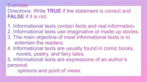 Different Types of Informational Text 的图像结果