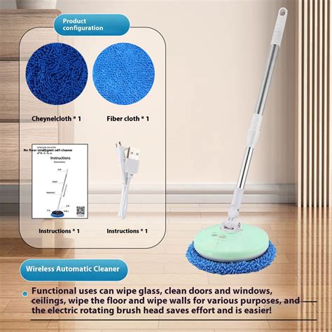 Naxoaeo Cordless Electric Mop for Floor Cleaning,Electric Spin Mop ...