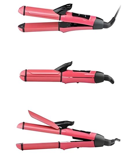 2 in 1 Hair Straightener and Curler with Ceramic Plates | Professional ...