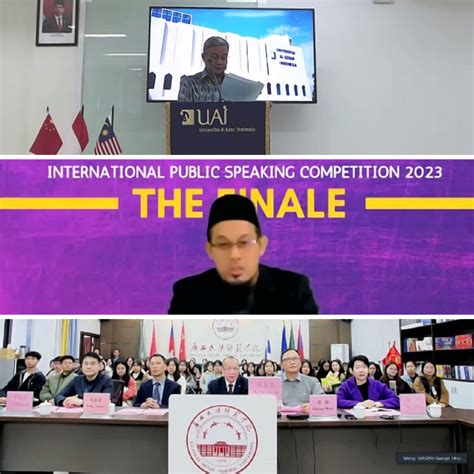 UAI Wins the Champion at International Public Speaking Competition 2023 ...