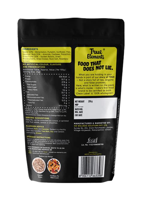 Buy Daily Dose Trail Mix - Premium Quality Mix | True Elements