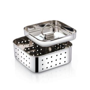 Buy Expresso Stainless Steel Strainer/Paneer Maker/Tofu Mould Press ...