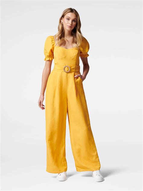 Buy Bambi Square Neck Jumpsuit - Forever New