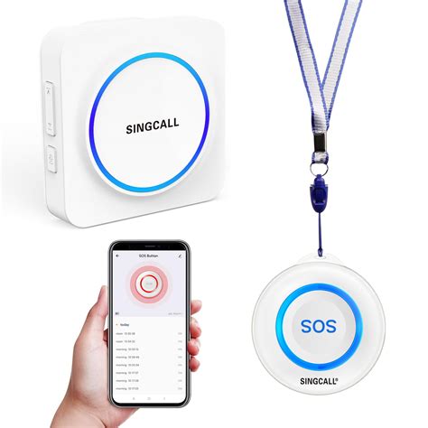 Singcalltuya Wifi Sos Wireless Calling Caregiver Pager System Calling ...