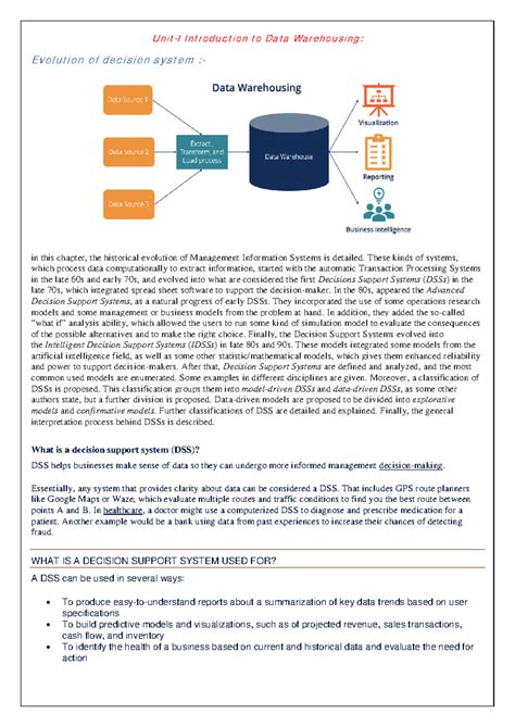 DWDM final - .......................... - Unit-I Introduction to Data ...