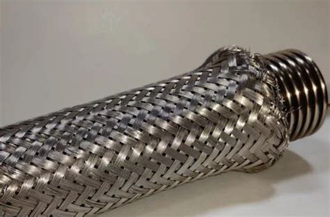 SS Corrugated Bellow Hose - Flexible S S 304 Braided Metallic Hose Pipe ...