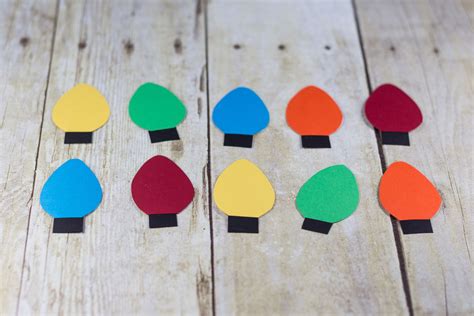 DIY Paper Christmas Lights Decoration • Rose Clearfield