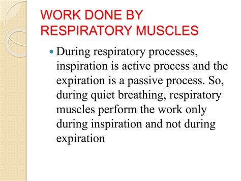Surfactant & compliance, LAW OF LAPLACE, Work of Breathing (the guyton ...