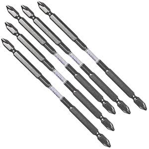 Digital Craft 5pc PH2 Magnetic Star Head Bits 150mm Double Ended ...