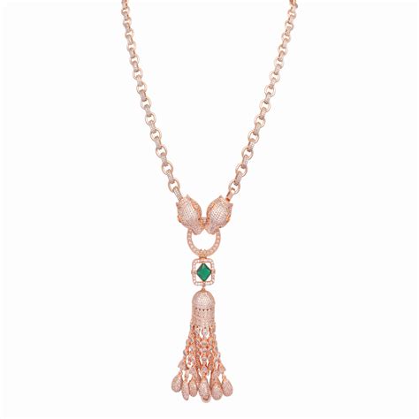 Leopard Motifs in Rose Gold Loop Chain – Ananta Jewels