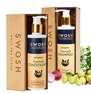 Buy SWOSH Ayurvedic Hair Care Combo Pack: 1 Piece Of Amla & Red Onion ...