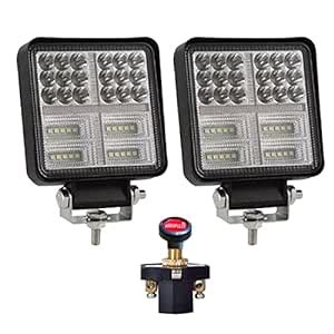 Eshopglee 60 Led Light Dual Color Off Road Driving 12V For Off Road Car ...