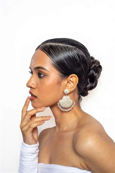 Ethereal Silver Duo Akhnoor Studs Combos