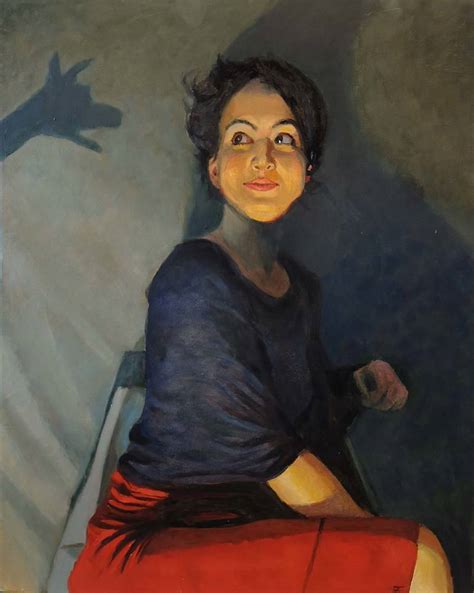 shadow puppet Painting by Michael Foulkrod | Saatchi Art