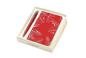 Sheaffer 9403 VFM Ballpoint Pen – Red With Nickel Plated Trim And Leaf ...