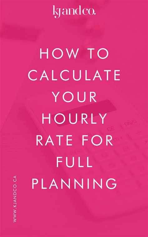 Wedding Planners Hourly Rate Calculation Templates