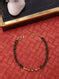 Women Gold-Toned & Black Handcrafted Mangalsutra Charm Bracelet ...