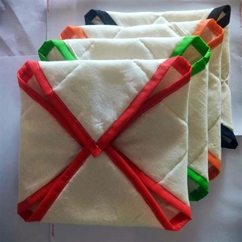 Buy D.DASS Cotton Roti Cover(3 Pieces), Chapati Protectors, Traditional ...