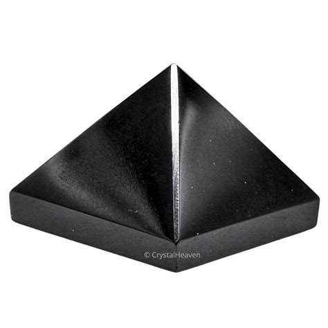 Black Obsidian Pyramid - Premium Crystal Pyramids