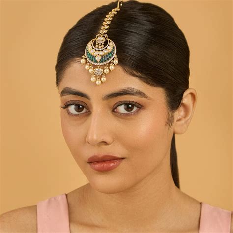 Kundan Bridal Maang Tikka