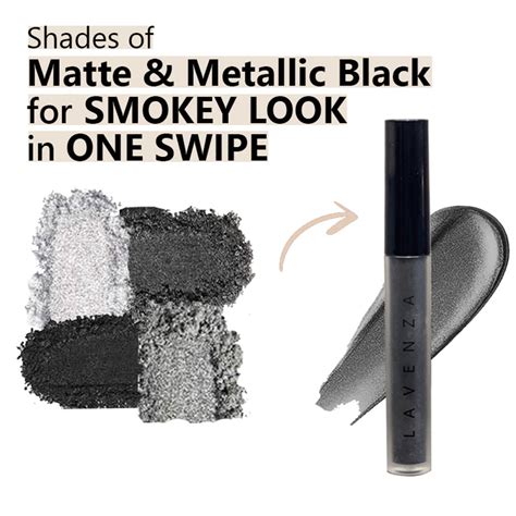 Smokey Grey - Liquid Metallic Eyeshadow, Smokey Eyes in One Swipe