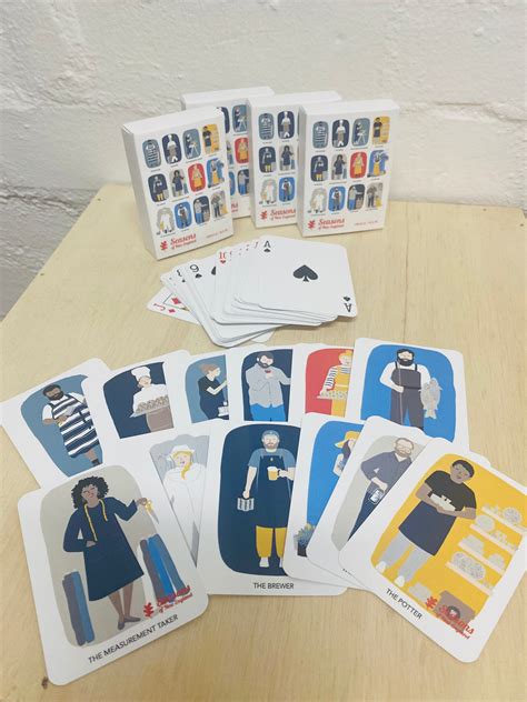 Butcher, Baker, Candlestick maker Playing Cards – Seasons of New England