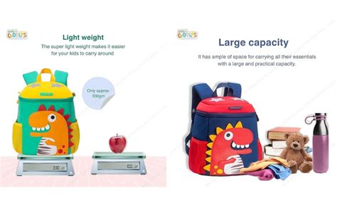 Buy Cots and Cuddles 3D Dino Backpack For Kindergarten Kids ...