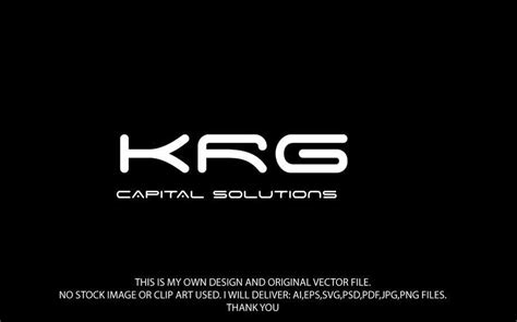 Professional Logo Design for KRG Capital Solutions | Freelancer