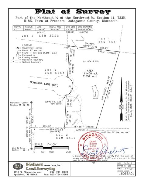 Lot Surveys - Hebert Associates, Inc.